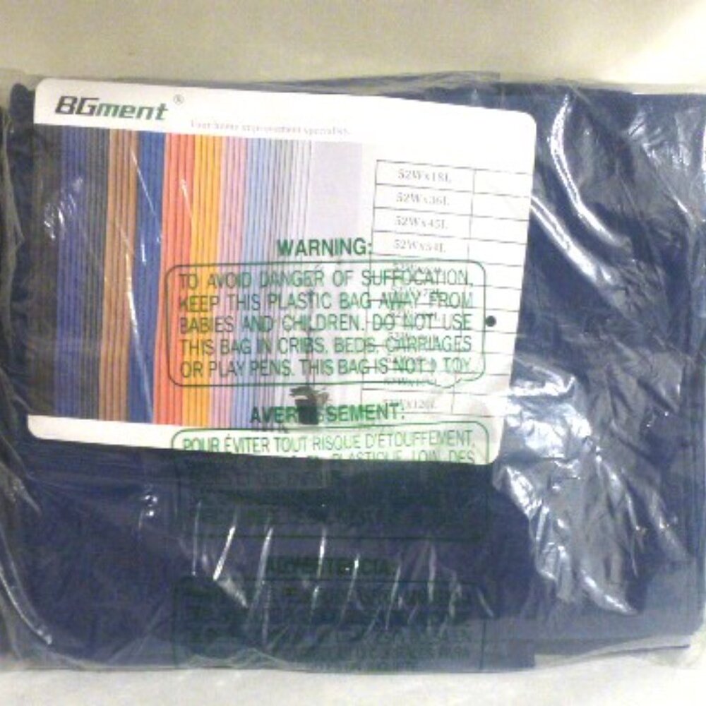 Blue BGment CURTAINS Pair of Drapes 84" x 3852" Quality Curtains